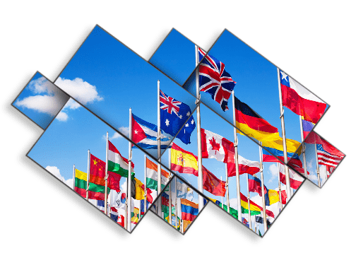 video wall video walls toronto digital signage image signcast example of screens arranged